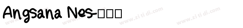 Angsana Nes字体转换